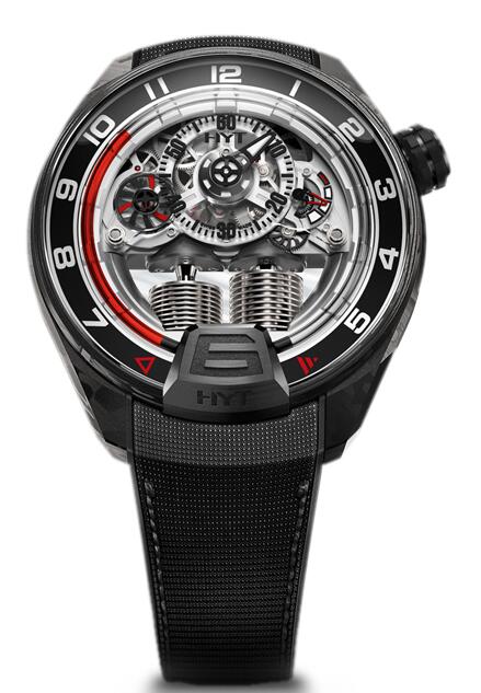 Review HYT h4-gotham 151-CB-03-RF-RN Fake watch - Click Image to Close